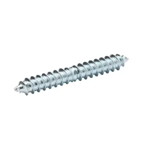 Diall Zinc-plated Carbon steel Dowel screw (Dia)8mm (L)60mm, Pack of 5