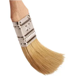 Paint Brush for a Smooth Finish Painting with Emulsion, Gloss, Satin Paints on Walls, Ceilings, Wood, Metal - 20 mm