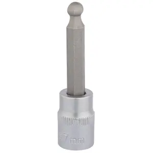 Draper Ball End Hexagonal Socket Bits, 3/8" Sq. Dr., 7mm 16290