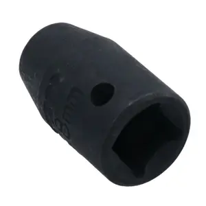 8mm 3/8in Drive Shallow Stubby Metric Impacted Socket 6 Sided Single Hex