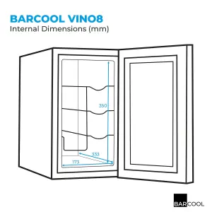 Barcool VINO 8 Wine Cooler Fridge