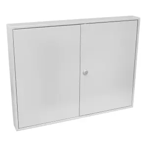 Sealey Key Cabinet Box With Colour-Coded Hook Bars For 100 Keys Wide SKC100W