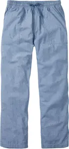 Cotton Traders Cotton Pull-On Trousers In Blue - Size Extra Large