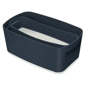 Leitz MyBox Cosy Velvet Grey Storage Tray 5 Litre