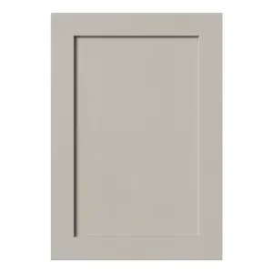 Tydeman Matt pebble Shaker Base/wall Cabinet door (W)500mm (H)720mm (T)20mm