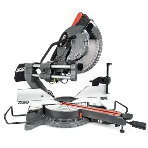 Excel 12" 305mm Sliding Mitre Saw Double Bevel 1800W/240V with Laser