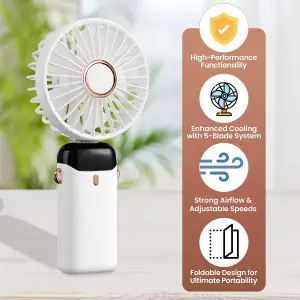 Portable Mini USB Rechargeable Handheld Fan