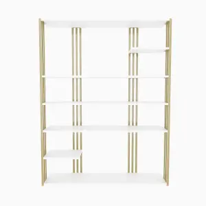 Decorotika Jeni Bookcase Shelving Unit Display Unit