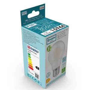 Crompton Lamps LED GLS 7W E27 Filament (5 Pack) Pearl Cool White (60W Eqv)