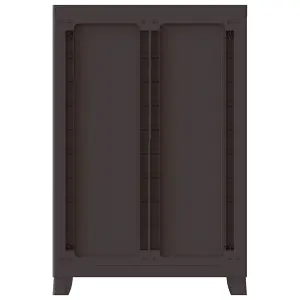 Berkfield Plastic Cabinet 65x45x97 cm