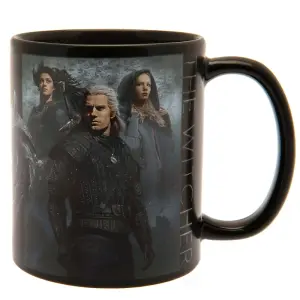 The Witcher Our Paths Cross Heat Changing Mug Black/Blue (One Size)