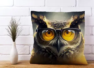 Owl Splashart Cushions 45cm x 45cm