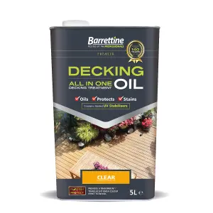 Barrettine Decking Oil - Clear 5L