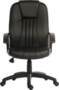 City Executive Chair in bonded leather, with gas lift seat height adjustment and recline function