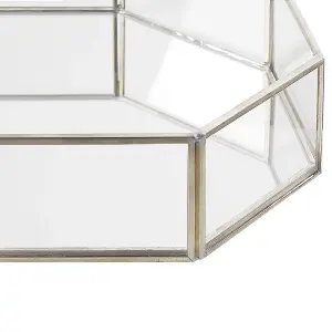 Beliani Glam Tray CHABRIS Mirrored Silver