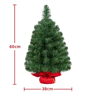 Artificial Spruce Christmas Tree 1.97ft H x 1.25ft W x 1.25ft D