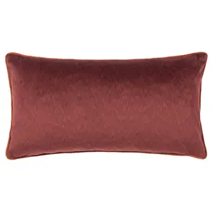 Throw Pillow Cover Marsala Red / Rectangular / 30cm H x 60cm W x 1cm D