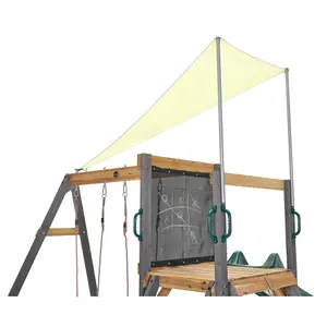 Plum Siamang Wooden Climbing Frame with Swings and Slide