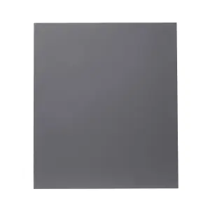 GoodHome Stevia Gloss anthracite Slab Appliance Cabinet door (W)600mm (H)687mm (T)18mm