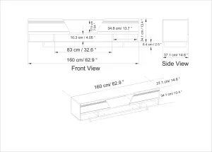 Decorotika Aspatria TV Stand TV Unit