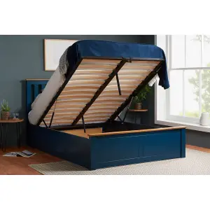 Birlea Phoenix King Ottoman Bed Navy Blue