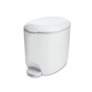 ADDIS Mode Bathroom Pedal Bin White/Grey 518503B&Q