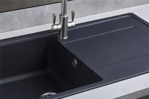 Franke Gemini GMD611GR 1.0 Bowl Tectonite Reversible Graphite Grey Kitchen Sink