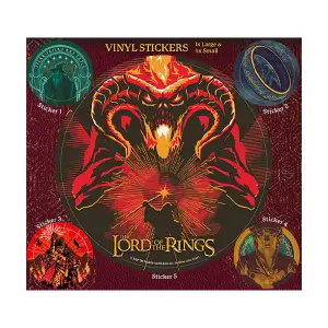 The Lord Of The Rings Characters Stickers (Pack of 5) Multicoloured (One Size)