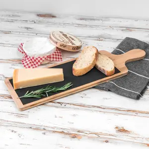 Argon Tableware - Bamboo Slate Serving Paddle - 44.5 x 14.5cm