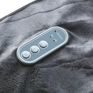 Electric Heated Lap Blanket In Grey