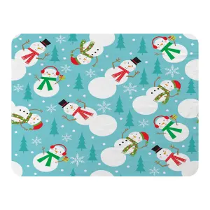 Snowman seamless pattern design (blanket) / Default Title