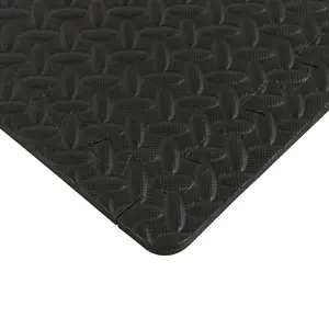 4 Pieces EVA Puzzle Rubber Tiles - Interlocking Soft Foam Floor Mats - Great Floor Protection - Made Of Eva Foam