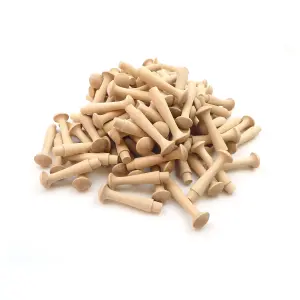 Oakcrafts - Birch Shaker Peg 2.5" - Pack of 100