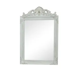 Melody Maison Antique Taupe Wall Mirror 36cm x 55cm