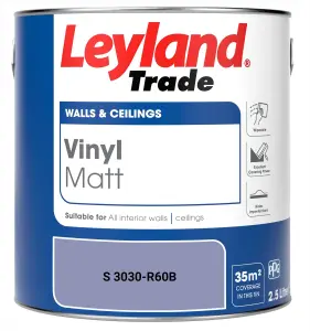 Leyland Trade Vinyl Matt Walls & Ceilings Emulsion Paint (S 3030-R60B) 2.5L