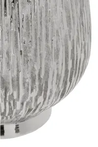 Interiors by Premier Hesper Large Silver Ceramic Planter