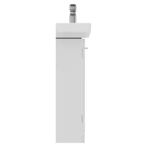 Ideal Standard i.life S Slimline Matt White Freestanding Bathroom Vanity unit (H) 740mm (W) 410mm