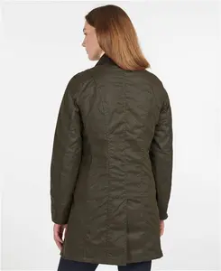 Barbour Belsay Waxed Jacket Olive 18