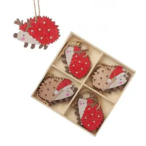 8 Piece Hedgehog Christmas Ornament Set (Set of 8)