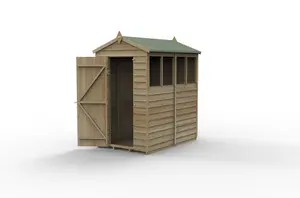 4LIFE Apex Shed 4x6 - Single Door - 4 Windows