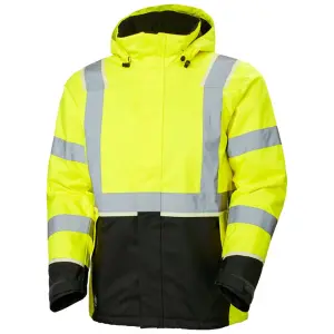 Helly Hansen Workwear Uc-Me Winter Jacket (Hi Vis Yellow/Ebony)  (XXX large)