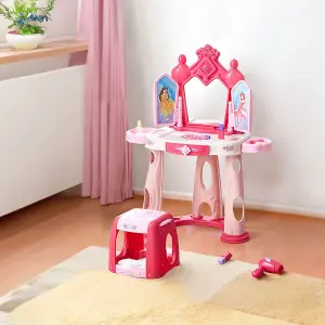 Kid Toy Toddler Play Set,Dressing Table and Chair Set with Drawer for Kids