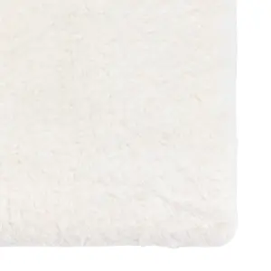 Gallery™ Cream Teddy Fleece Throw