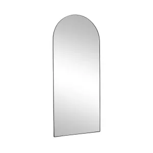 Melody Maison Large Black Arched Mirror 183cm x 80cm