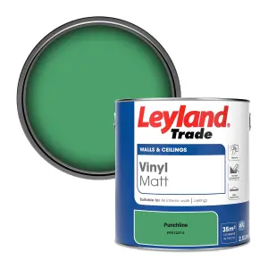 Leyland Trade Vinyl Matt Walls & Ceilings Emulsion Paint Punchline (PPG1227-6) 2.5L