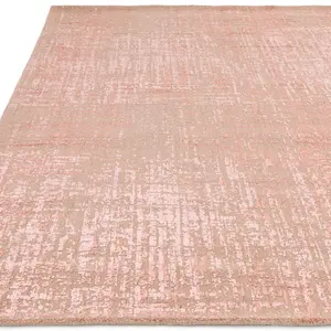 Terracotta Abstract Modern Easy to clean Abstract Dining Room Bedroom and Living Room Rug-200cm X 290cm