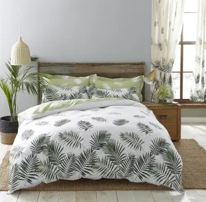 Charlotte Thomas 144 Thread Count "Fern" Reversible Duvet Cover Set