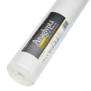 Anaglypta White Textured Woodchip Paste The Wall Or Paper Paintable Wallpaper