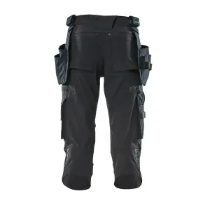 Mascot Advanced A3/4 Length Trousers with Holster Pockets (Dark Navy Blue)  (31.5) (Leg Length - Regular)