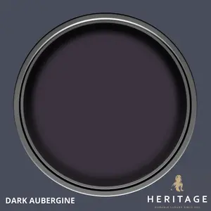 Dulux Trade Heritage Dark Aubergine Eggshell Wall paint, 750ml